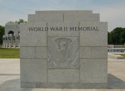 WWII Memorial Sign