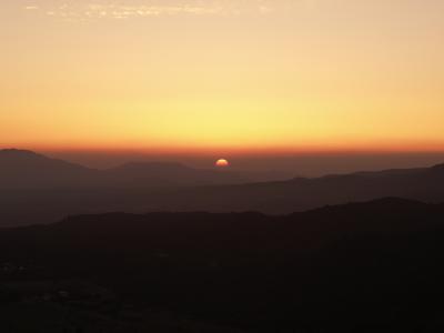 Another sunset before the Pines to Palms highway