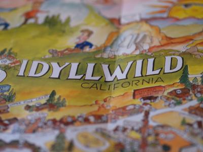 We arrive at the artist town of Idyllwild