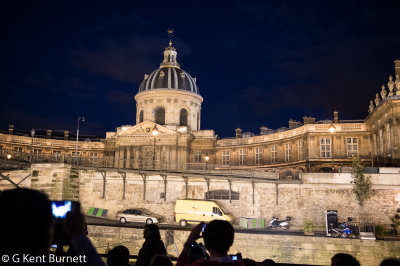 Institut de France at night