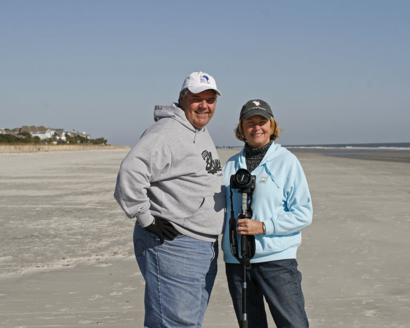 Chilly day at the beach