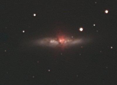 M82 Visible plus IR