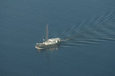 kotter op het IJsselmeer