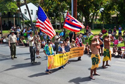 Na Kamehameha Pa'u Parade