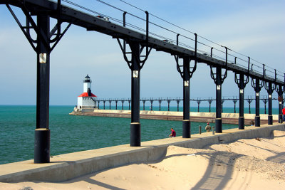 East Pier Lighthouse - Michigan City