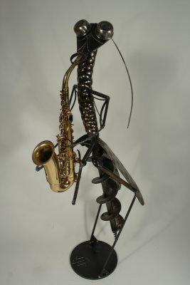large jazz bug on sax