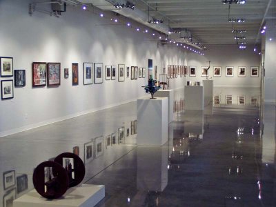 Transportation show in main gallery