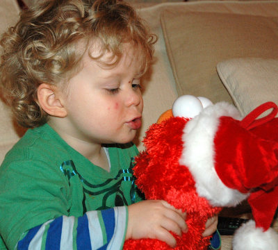 Best Christmas Present? Elmo.