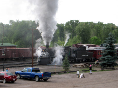 C&S #487 at Chama, NM...