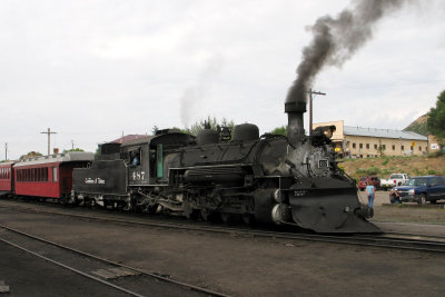 C&S #487 at Chama, NM...