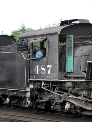 C&S #487 at Chama, NM...