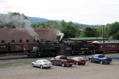 C&S #487 at Chama, NM...