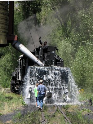 Watering #489 at chama, NM...