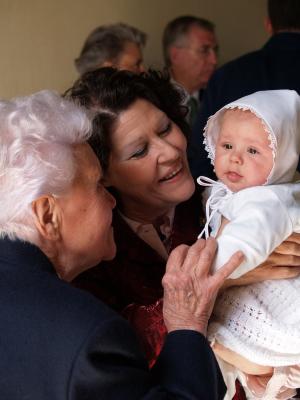 Grégory, sa grand-mère et son arrière grand-mère