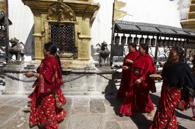 Wedding Party at Swayambhunath Temple
