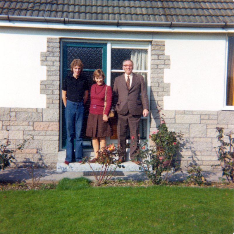 Marjorie & Bill Tyson at home, Oct 12, 1975