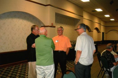 Dennis and Terry get a laugh from the Bobs