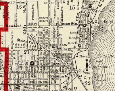 1897 Map of Stanwood Ave,