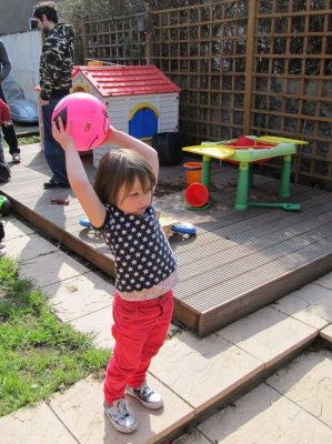 Aoibh throwing