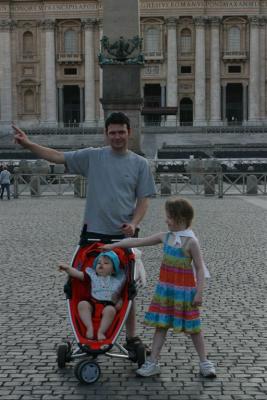 Billy, Isabel & Risn at the Vatican