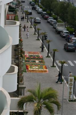Flower Art on Street