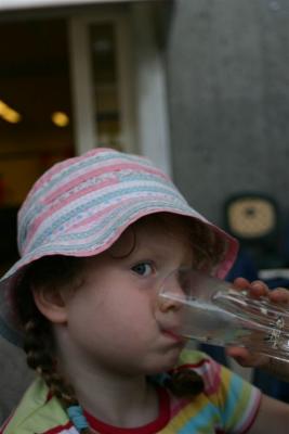 Isabel Drinking Water!!