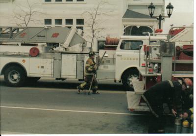 Fire Fighter at Plymouth, Ma Fire