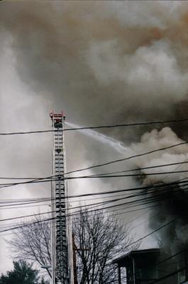 Brockton Fire Ladder Pipe