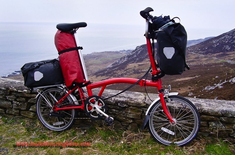 371    Stuart Touring Ireland - Brompton ML6 touring bike