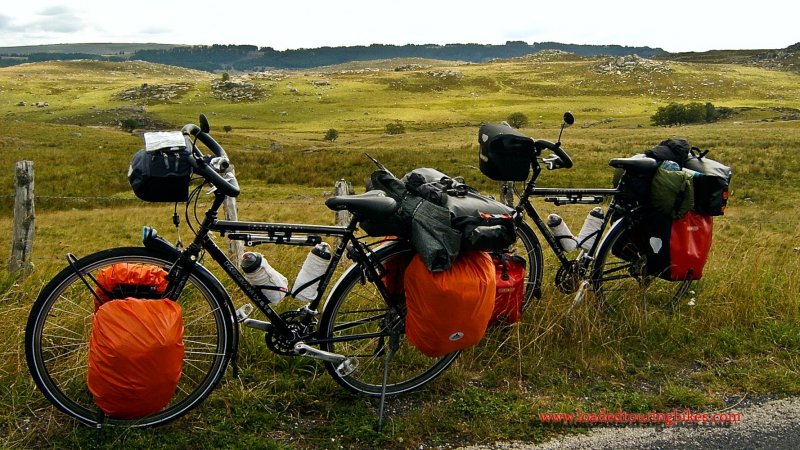 382    Phillippe & Lucie touring France - Koga Miayta Randonneur touring bikes