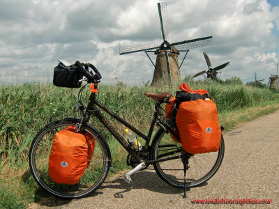 375    Ingrid Touring the Netherlands - Hercules Travel touring bike