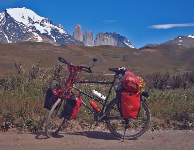 055  Lars - Touring through Chile - Carpenter Daiton touring bike
