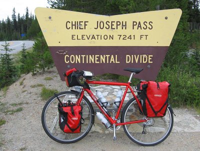 087  Jeff - Touring through Montana - Cannondale T400 touring bike