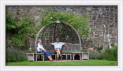 Sue and Robert at Laugharne