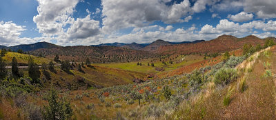 Peaceful valley panorama