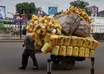 The jugs are used for water, I believe