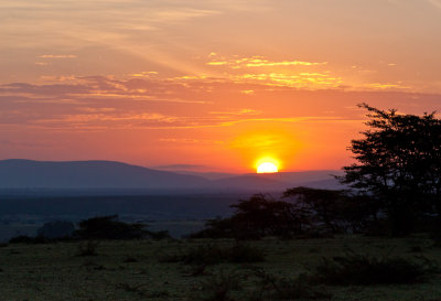 Sunrise over the Mara 1