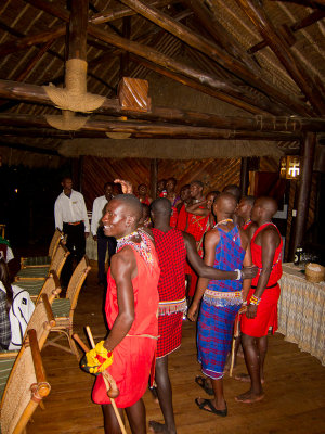 Simba Safari Lodge Maasai Entertainment