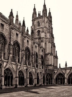 Great Cloister at Canterbury Cathedral