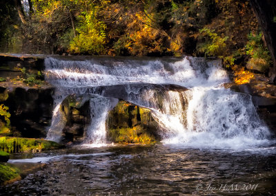 Waterfall on the Millstone River