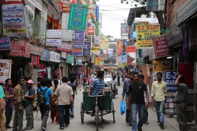 Busy Kathmandu Street