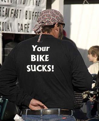 Bike Sucks biker