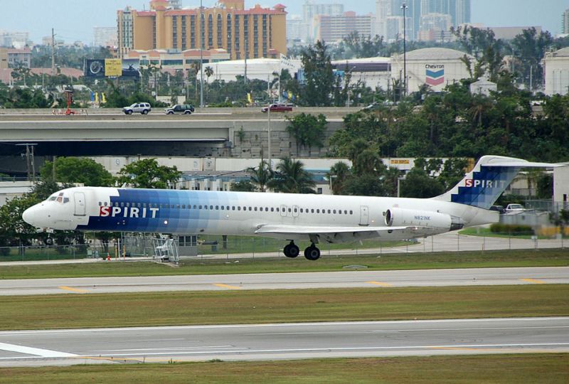 just added Spirit Airlines Douglas MD-82
