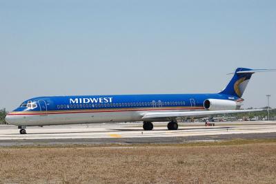 N812ME Midwest Airlines McDonnell Douglas MD-81
