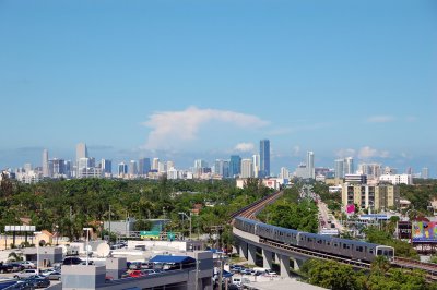 Miami daytime skyline