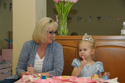 Grandma June and Addie