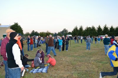 The crowds arrive