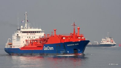 Gaschem Isar - Pictured bound for Antwerp coming from Teesport (UK)