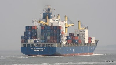 Delmas Libreville - Seen on passage from Tilbury (UK) to Antwerp.