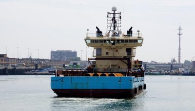  Stern view of the Maersk Finder.